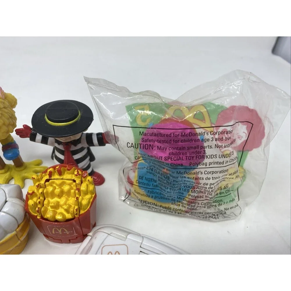 McDonald’s Changeables Transformers 1980s Happy Meal Fast Food Toys Lot Of 7